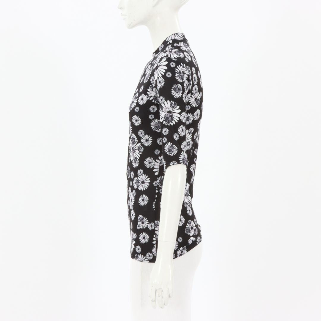 Scanlan Theodore Stretch Floral Top Size XS