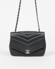 Chanel Medium Leather Chevron Quilted Flap Bag