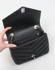Chanel Medium Leather Chevron Quilted Flap Bag