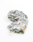 Disney X Falerio Sarti Cashmere Blend Donald Duck Print Scarf O/S