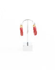 Bottega Veneta Leather Twist Earrings dustbag and box