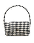 Anine Bing 'Nico' Houndstooth Shoulder Bag