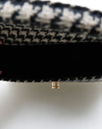 Anine Bing 'Nico' Houndstooth Shoulder Bag