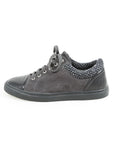 Chanel Interlocking CC Logo Leather Suede Sneakers Size 39