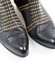 Anine Bing 'Charlie' Studded Ankle Boots Size 37