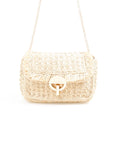 Vanessa Bruno Raffia Moon Bag Size Small