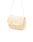 Vanessa Bruno Raffia Moon Bag Size Small