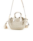 Anya Hindmarch Small Raffia Drawstring Crossbody