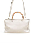 Gucci Medium Leather Bamboo Shopper Tote