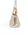 Gucci Medium Leather Bamboo Shopper Tote