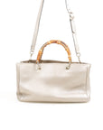 Gucci Medium Leather Bamboo Shopper Tote