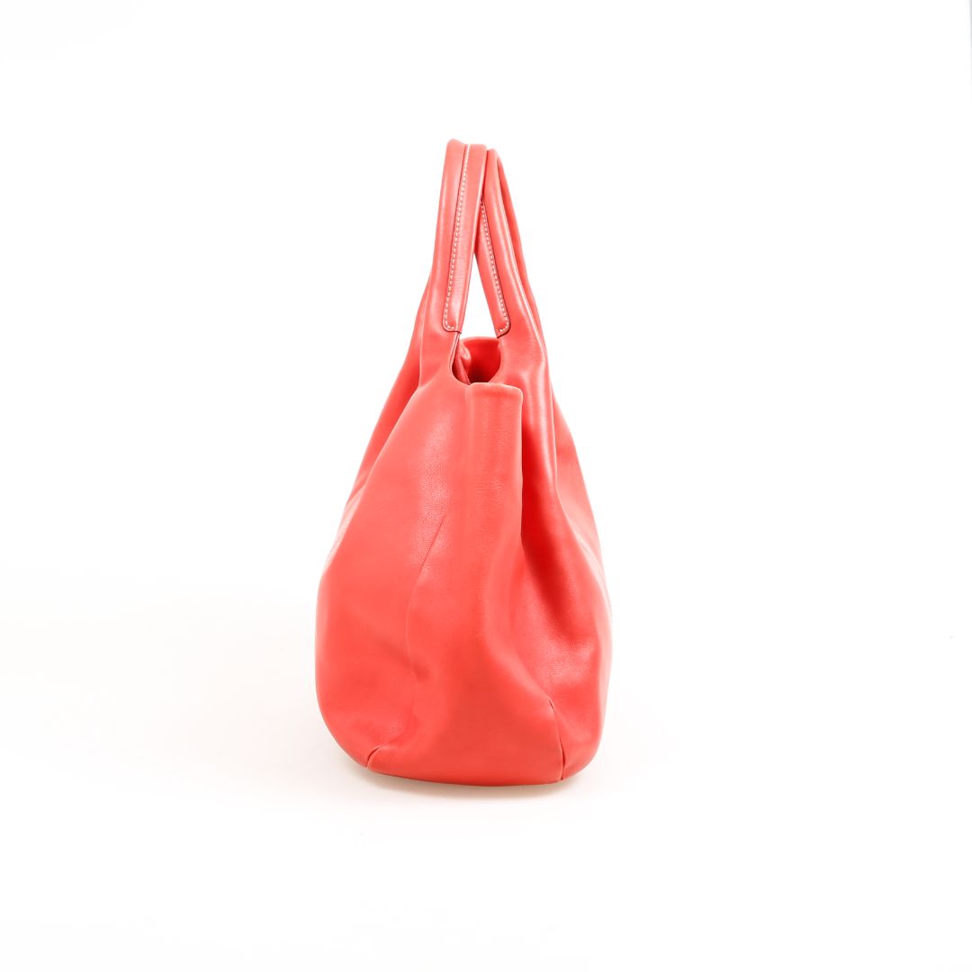 Tod's Leather Media Shopping Tote