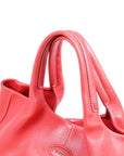 Tod's Leather Media Shopping Tote