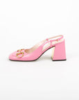 Gucci Leather Horsebit Slingbacks Size 37