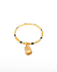 Roberto Cavalli Scarab Charm Bangle