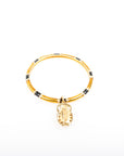 Roberto Cavalli Scarab Charm Bangle