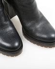 Valentino Leather Heeled Ankle Boots Size 40
