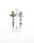 Mawi Crystal Spike Drop earrings