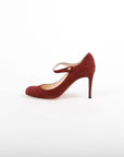 Christian Louboutin Suede 'Eventa' Mary Jane Pumps Size 38