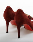 Christian Louboutin Suede 'Eventa' Mary Jane Pumps Size 38