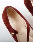 Christian Louboutin Suede 'Eventa' Mary Jane Pumps Size 38