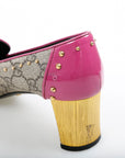 Gucci Horsebit Studded Pumps Size 38.5