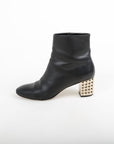 Valentino Rockstud Block Heel Ankle Boots Size 38