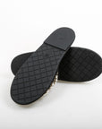 Chanel 20P Pearl Chain Slippers Size L