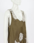 Carla Zampatti Juniper Italia Georgette Scoop Neck Tank Size 14