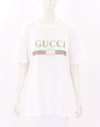 Gucci Distressed Logo Tee Size Extra Small