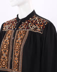 Antik Batik Bettina Embroidered Blouse Size M