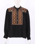 Antik Batik Bettina Embroidered Blouse Size M