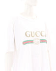 Gucci Distressed Logo Tee Size Extra Small