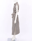 Twinset Striped Midi Dress Size FR 42 | AU 12-14