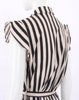 Twinset Striped Midi Dress Size FR 42 | AU 12-14