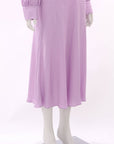 Scanlan Theodore Satin Tie Front Midi Dress Size 12