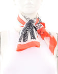 Moschino Silk Print Scarf O/S
