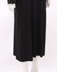 Victoria Beckham Cold Shoulder Ruched Jersey Dress Size 10