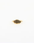 Kartique Gold Plated Disc Ring Size 8.5