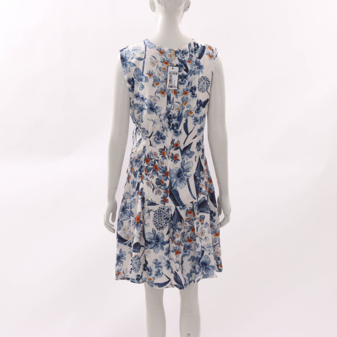 Agua By Agua Bendita 'Otono' Cut Out Floral Mini Dress Size Large
