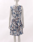 Agua By Agua Bendita 'Otono' Cut Out Floral Mini Dress Size Large