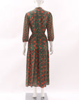 Saloni Remi C Floral Silk Dress Size 12