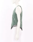 Ganni Jacquard Beaded Tank Size 36 | AU 8