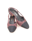 Chanel Tweed Slingback Pumps Size 37