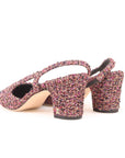Chanel Tweed Slingback Pumps Size 37