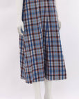 Lee Mathews Gingham SS Midi Dress Size 3