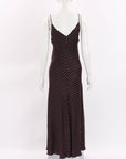 Scanlan Theodore Polka Dot Silk Slip Dress Size 6