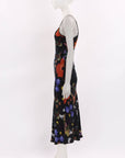 Silk Laundry Floral Silk Slip Dress Size Small