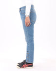 Chanel 19C Cropped CC Button Jeans Size FR 34 | AU 6