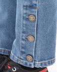Chanel 19C Cropped CC Button Jeans Size FR 34 | AU 6